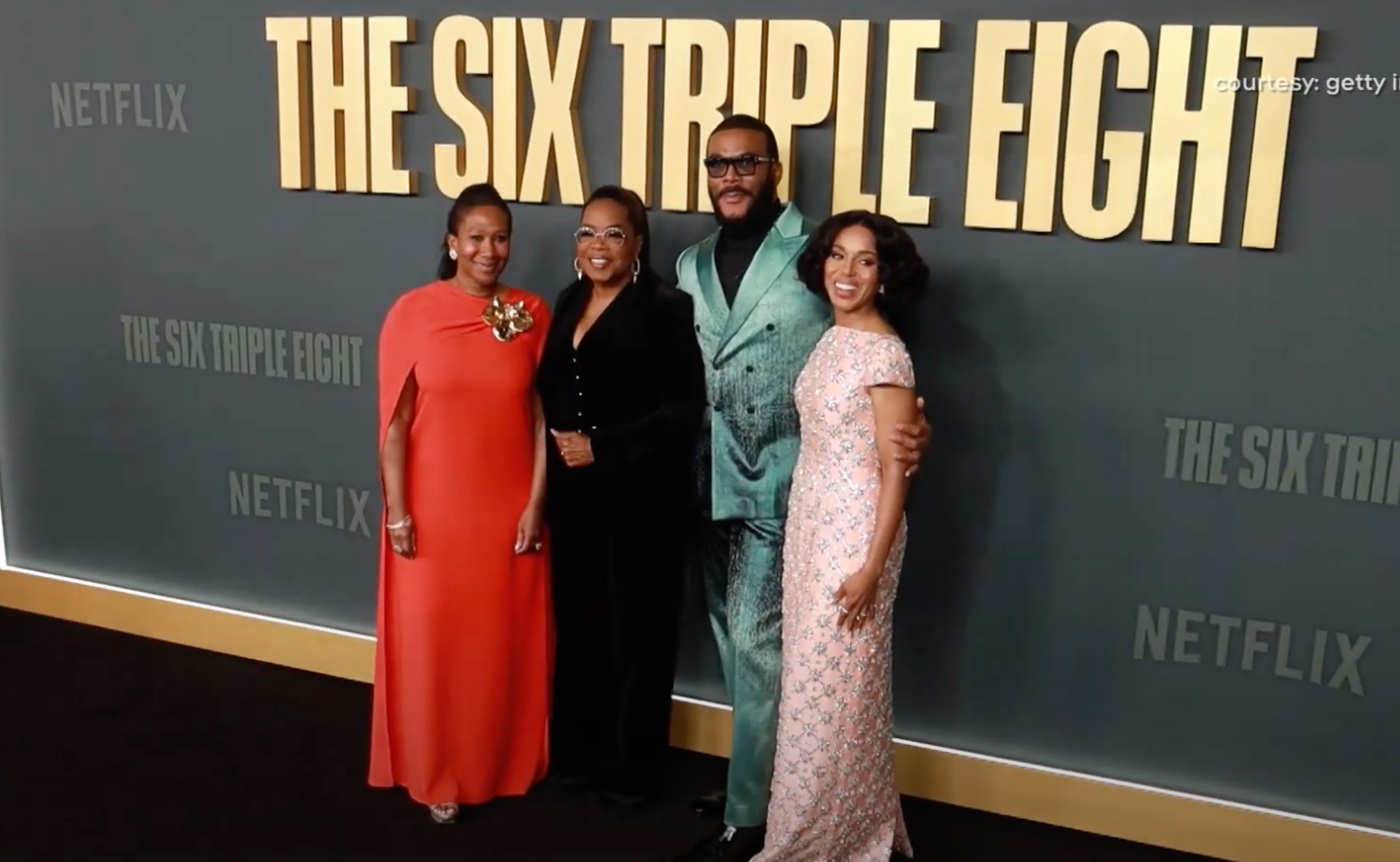 Oprah, Kerry Washington and H.E.R. at Tyler Perry’s The Six Triple Eight Premiere